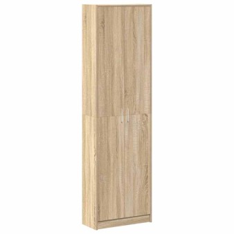 Ruhásszekrény polcokkal sonoma tölgy 55 x 25 x 189 cm faanyag