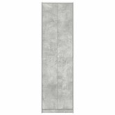 Ruhásszekrény polcokkal beton szürke 55 x 25 x 189 cm faanyag