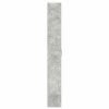 Ruhásszekrény polcokkal beton szürke 55 x 25 x 189 cm faanyag