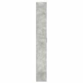 Ruhásszekrény polcokkal beton szürke 55 x 25 x 189 cm faanyag