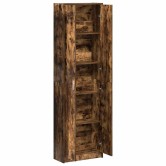 Ruhásszekrény polcokkal füstölt tölgy 55 x 25 x 189 cm faanyag
