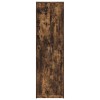 Ruhásszekrény polcokkal füstölt tölgy 55 x 25 x 189 cm faanyag