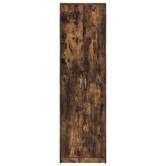 Ruhásszekrény polcokkal füstölt tölgy 55 x 25 x 189 cm faanyag