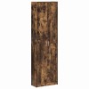 Ruhásszekrény polcokkal füstölt tölgy 55 x 25 x 189 cm faanyag