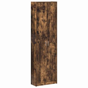 Ruhásszekrény polcokkal füstölt tölgy 55 x 25 x 189 cm faanyag