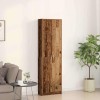 Ruhásszekrény polcokkal öreg fa 55 x 25 x 189 cm faanyag