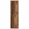 Ruhásszekrény polcokkal öreg fa 55 x 25 x 189 cm faanyag