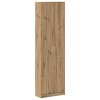 Ruhásszekrény polcokkal artisan tölgy 55 x 25 x 189 cm faanyag