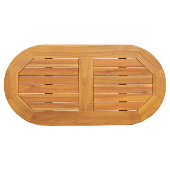 Asztallap olaj természetes 80 x 40 x 2 cm tömör akácfa