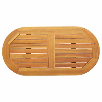 Asztallap olaj természetes 90 x 45 x 2 cm tömör akácfa