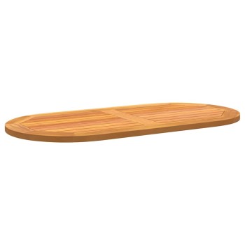 Asztallap olaj természetes 100 x 50 x 2 cm tömör akácfa