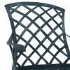 Kerti szék 4 pcs zöld 61 x 60,5 x 93 cm alumínium