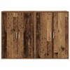 Széf 2 pcs öreg fa 60 x 31 x 84 cm faanyag