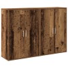 Széf 2 pcs öreg fa 60 x 31 x 84 cm faanyag