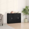 Széf 2 pcs fekete tölgy 60 x 31 x 84 cm faanyag