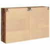 Fali szekrények 2 pcs öreg fa 69,5 x 34 x 90 cm faanyag