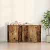 Széf 2 pcs öreg fa 79 x 38 x 80 cm faanyag