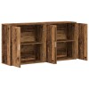 Széf 2 pcs öreg fa 79 x 38 x 80 cm faanyag