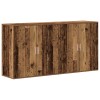 Széf 2 pcs öreg fa 79 x 38 x 80 cm faanyag