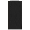 Széf 2 pcs fekete tölgy 79 x 38 x 80 cm faanyag