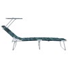 Napozó 2 pcs zöld 58 x 188 x 77cm poliészter