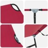 Összecsukható nyugágy 2 pcs piros 188 x 57 x 86,5 cm poliészter