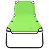 Összecsukható nyugágy 2 pcs zöld 188 x 57 x 86,5 cm poliészter