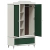 Krétával írt dresser roros fehér 90 x 45 x 165 cm faanyag
