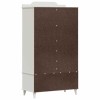 Krétával írt dresser roros fehér 90 x 45 x 165 cm faanyag