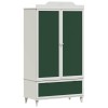Krétával írt dresser roros fehér 90 x 45 x 165 cm faanyag