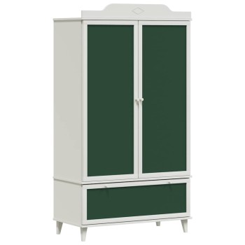 Krétával írt dresser roros fehér 90 x 45 x 165 cm faanyag