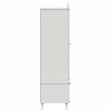 Krétával írt dresser roros fehér 90 x 45 x 165 cm faanyag