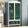 Krétával írt dresser roros szürke és fehér 90 x 45 x 165 cm