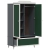 Krétával írt dresser roros szürke és fehér 90 x 45 x 165 cm