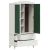 Krétával írt dresser roros fehér 90 x 45 x 180 cm faanyag