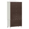 Krétával írt dresser roros fehér 90 x 45 x 180 cm faanyag
