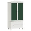 Krétával írt dresser roros fehér 90 x 45 x 180 cm faanyag