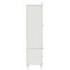 Krétával írt dresser roros fehér 90 x 45 x 180 cm faanyag
