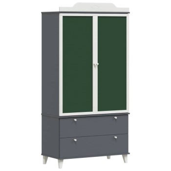 Krétával írt dresser roros szürke és fehér 90 x 45 x 180 cm