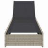 Napozó bézs 200.5 x 70 x 75 cm polirattan