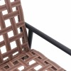 Kerti szék 2 pcs barna 78 x 55,5 x 75,5 cm polirattan