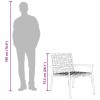 Kerti szék 2 pcs barna 78 x 55,5 x 75,5 cm polirattan