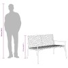 Kerti szék barna 110,5 x 79 x 75,5 cm polirattan