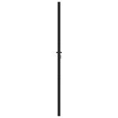 Fekete alumínium kerti kapu zárható 100x200 cm Fekete alumínium kerti kapu zárható 100x200 cm
