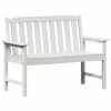 Kerti pad fehér 120 x 59 x 88 cm hdpe