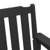 Kerti pad fekete 120 x 59 x 88 cm hdpe