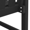 Kerti pad fekete 120 x 59 x 88 cm hdpe