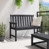 Kerti pad fekete 120 x 59 x 88 cm hdpe