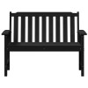 Kerti pad fekete 120 x 59 x 88 cm hdpe