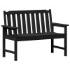 Kerti pad fekete 120 x 59 x 88 cm hdpe
